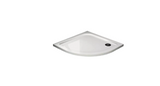 Quadrant White Stone Shower Tray for shower Enclosure Slimline Heavy FREE WASTE