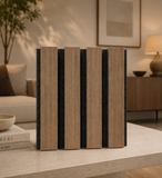 Acoustic 3D Timber Oak Slatted Wall Panel - 2400x600 - Natural Decor