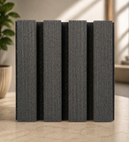 Acoustic 3D Timber Oak Slatted Wall Panel - 2400x600 - Natural Decor