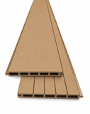 Brown Composite Fence System Strong Boards and Aluminum Components