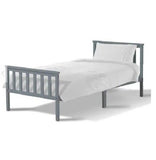 Wooden Bed Frame Pine Single 4ft6 Double King Size Bed With Mattress Option