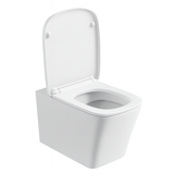 Back To Wall Rimless BTW Toilet Pan Soft Close Seat