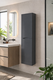 1600mm Smile Wall Hung Gloss Storage Unit Floating Bathroom Cabinet Soft Close Doors