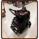 Heavy Duty 4 Drawer Welding Cart Trolley Steel Welder Stand With Gas Cylinder Rack