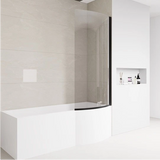 P‑Shaped Bath 1500/1700mm Left or Right – With Front & End Panels + Optional Screens