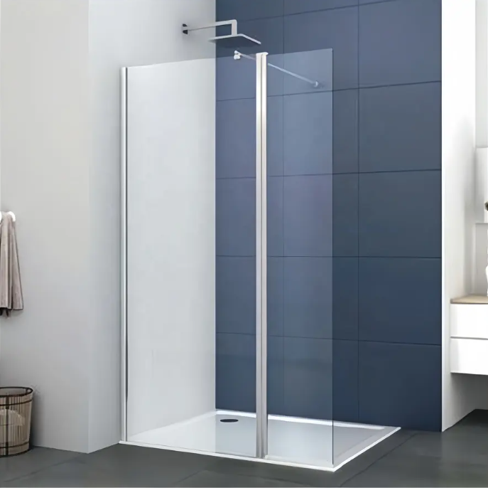Walk In Enclosure Shower Screen or Flipper Wet Room 8mm Easy Clean Gla