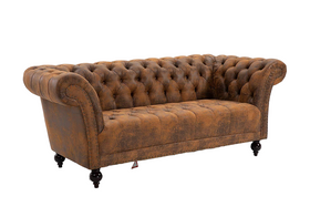 Handmade Pu- Leather Chesterfield Sofa Armchair COMBINATIONS