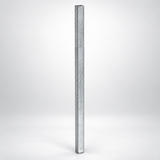 Brown Composite Fence System Strong Boards and Aluminum Components