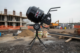 Large Professional Cement Mixer 140 Litres 240V 550W Portable Concrete Cement Mixer 140l