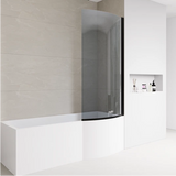 P‑Shaped Bath 1500/1700mm Left or Right – With Front & End Panels + Optional Screens