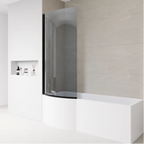 P‑Shaped Bath 1500/1700mm Left or Right – With Front & End Panels + Optional Screens