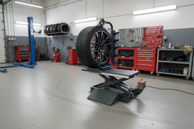 Heavy-Duty Tyre Lift Pneumatic Wheel Lifter for Garage Equipment