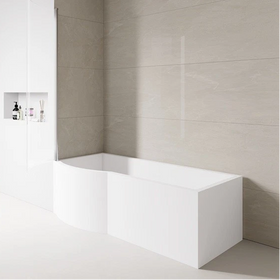 P‑Shaped Bath – 1500/1700mm – Left or Right Hand – Optional Front & End Panels