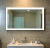 Luxury LED Bathroom Mirror with Anti-Foggi Demister, Touch Sensor, and Illuminated Wall Lights