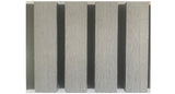 Square Slatted Composite Cladding Plastic Exterior -