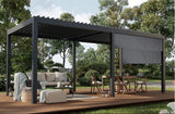 Veranda Pergola Aluminium Shutter Roof 3m X 3m Garden 3m x 4m Louvered +/- Blind