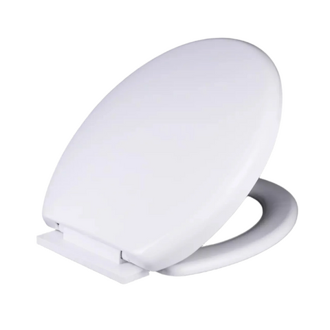 Luxury Bathroom Toilet Seat Soft Close White Seats Anti Slam WC Home Heavy Duty.