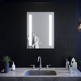 Luxury LED Bathroom Mirror with Anti-Foggi Demister, Touch Sensor, and Illuminated Wall Lights