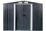 Metal Shed Width 10 ft x Depth 12 ft with base Garden shed