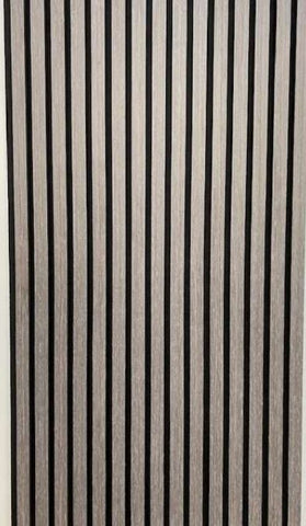 Acoustic 3D Timber Oak Slatted Wall Panel - 2400x600 - Natural Decor