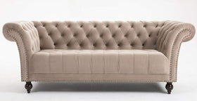 DProT Handmade Chesterfield Sofa Armchair 1.5, 2 or 3 Seater Settee Love Seat Velvet