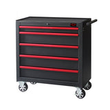 Tool Chest 36 Inch Professional Roll Cabinet Tool Box Ball Bearing Drawers