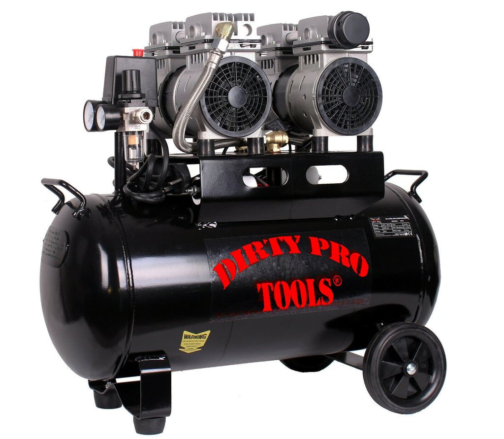 Low Noise Silent 50 litres Air Compressor Oil Free stock for deliver
