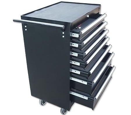 Professional 7 Drawers Garage Large Tool Chest Rollcab With Ball Bearing Slides