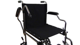Lightweight Wheelchair Folding with Puncture Proof Tyres