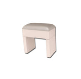 Pink Mirrored Dressing Console Table Mirror Stool