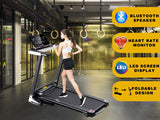 Electric Treadmill  Running Machine Folding Incline  Bluetooth D Pro Sports