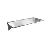Stainless Steel Commercial Catering Shelve 4ft x 1ft Wall Shelve Bench Kitchen Top