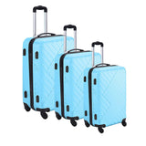 Set of 3 Suitcase Luggage with 4 Wheels - 4 Colours