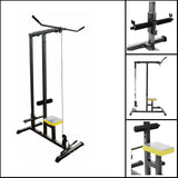 Home Fitness Multi Gym Lat Pull Down Weight Machine Bench Exercise Workstation