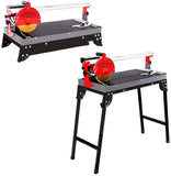 Table Wet Tile Saw Diamond Blade Cutter Electric Cutting Machine Stand Folding 800W 620mm