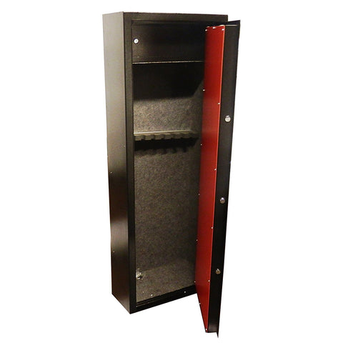 Deluxe Model 8 Shotgun Cabinet With Built In Ammo Safe