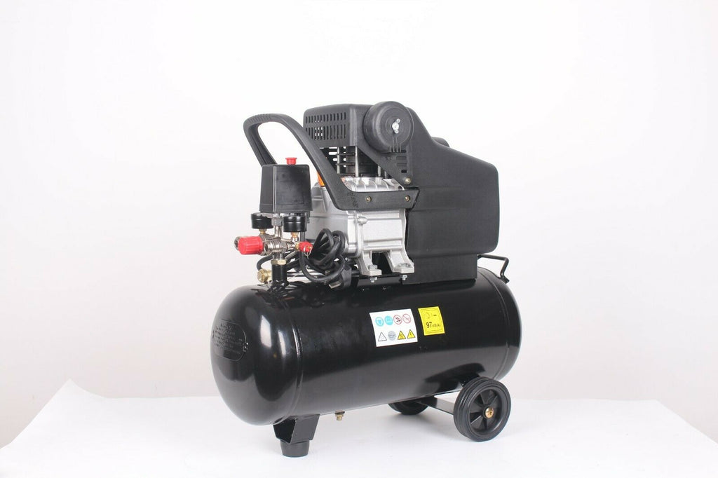 AIR COMPRESSOR 24 litre 8 BAR 115PSI ELECTRIC 24l FREE 5 PIECE AIRTOOL ...