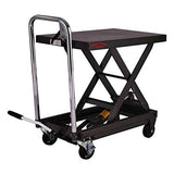 450 kgs / 1000LBS Hydraulic Mobile Lift Table Cart Platform Table Scissor Lift Trolley