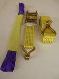Heavy Duty Ratchet Straps 50mm Wide 4 Meters Long 5000kg Rating